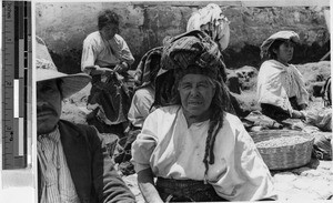 Woman at a market, Guatemala, ca. 1946