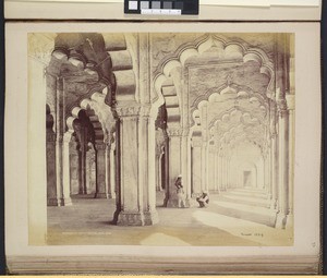 Interior of Moti Mosque, Red Fort, Agra, ca.1900-1929