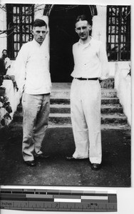 Frs. O'Donnell and Donovan at Meixien, China, 1938