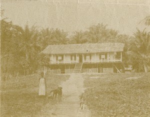 Mission house in Kangane, Gabon