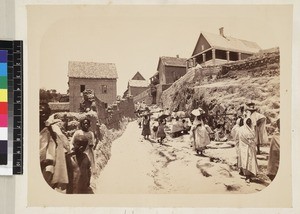 Streetscene, Antananarivo, Madagascar, ca. 1890