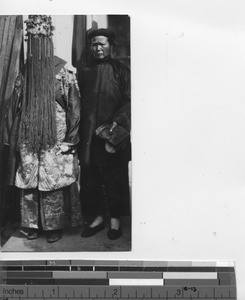 A bride about to be married at Soule, China, 1931