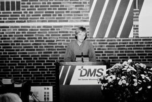 General assembly at Nyborg Strand on 13-14/01/1990. The missionary doctor, Karen Borgbjerg