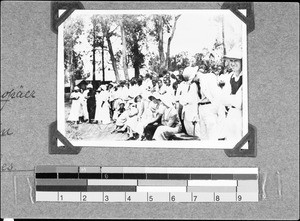 People watching a play, Rungwe, Tanzania, 1937