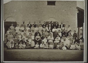 Missionaries with their children in Belary