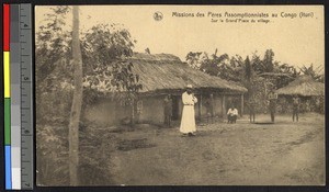 Village center, Congo, ca.1920-1940