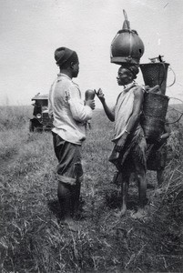 Palm-wine seller, in Cameroon