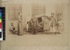 Street scene in Quanzhou, Fujian Province, China, ca. 1894