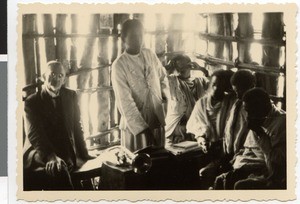 Dietrich Waßmann Sr. and sons of Aba Magal, Ethiopia, 1952