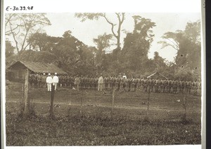 Expeditionary force of the Cameroon Protectorate Troops in Nyasoso