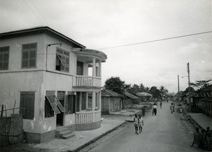 Street of New Bell in Douala, Cameroon