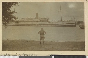 Hospital ship, Dar es Salaam, Tanzania, July 1917