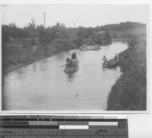 Fushun Seminarians on an outing at Fushun, China, 1930