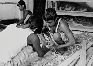 Bangladesh Lutheran Church/BLC, 1981. From the building site of Nilphamari Deacon Training Cent