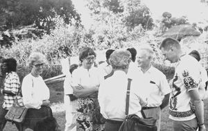 Kalrayan Hills, South India. A study group from DMS visiting Melkapondi, January 1980. Seen fro