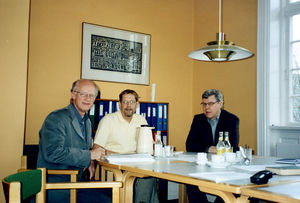 F.B.G. Founders meeting on Danmission, from left Deputy General Secretary Jørgen Nørgaard Peder