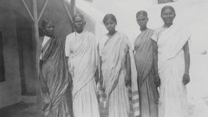 Madras/Chennai, South India. Teachers at the Park Town Mission School. (Used in: Dansk Missions