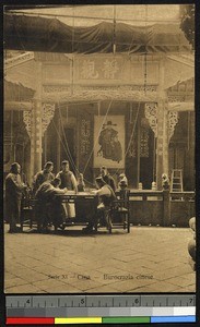 Making silk flowers at the convent, China, ca.1920-1940