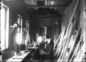 Joiner's workshop, Lemana, Limpopo, South Africa, ca. 1906