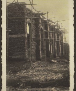 Agogo church under construction, September 1933