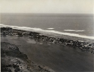 Aerial view of Mananjary, in Madagascar