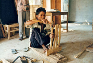 Danish Santal Mission, Bangladesh, November 1994. From the vocational training program of BLM-D