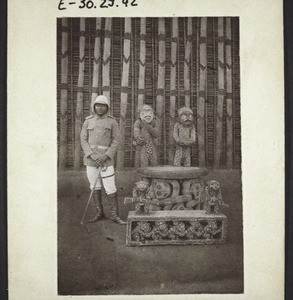 King Njoya of Bamum in the uniform of an officer