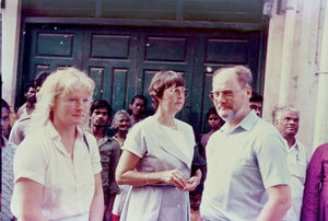 Chennai/ Madras, Tamil Nadu, 3rd March 1987. Inauguration of Park Town Mission High School (PTM