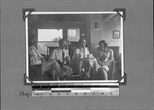 Group portrait of missionaries in Mbozi, Tanzania, ca.1927-1929