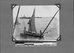 Steamers and boats in the harbour, Dar es Salaam, Tanzania