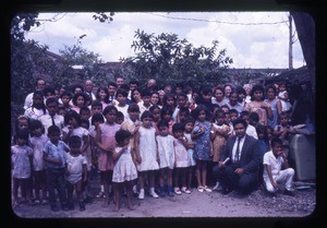 Group of church members, likely a rural congregation (Iglesia de Cristo), Mexico