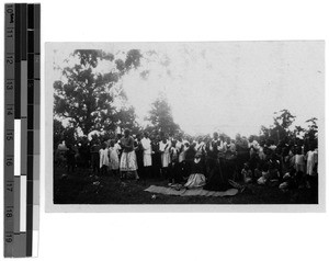 Costumes and child's play in Baziya, South Africa East, 1930