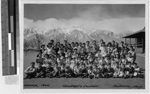 Childrens village at Japanese Relocation Camp, Manzanar, California, ca. 1944