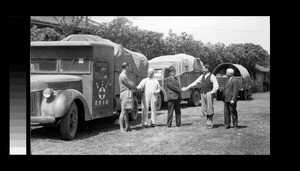 Delivery of medical supplies, Chengdu, Sichuan, China, ca.1941