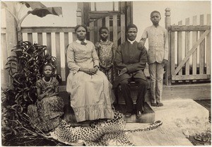 Pastor Asare with familiy Tutu