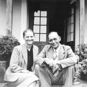 Einar and Petra Andersen from holidays at Kotagiri. Missionaries in Panruti, South India, 1931-