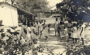 Mission girls'school, in Lambarene, Gabon