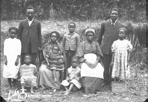 African teachers with their families, Elim, Limpopo, South Africa, 1902