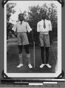 Two young men, Unyamwezi, Tanzania