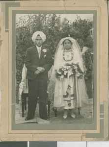 Prenshon Kharlukhi at his Wedding, Shillong, Assam, India, 1939