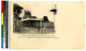 Entrance to the Temple at Seringam, India, ca.1920-1940