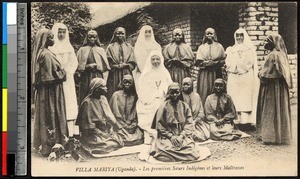 Indigenous and missionary sisters, Uganda, ca.1920-1940