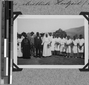 A Christian wedding, South Africa East