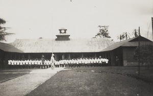 View of Uzuakoli town clock, Nigeria, 1934