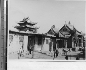 Mosque in Weichow, Ningxia Huizu Zizhiqu, China, 1936