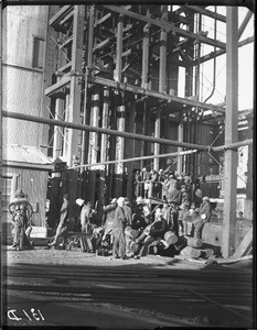 Gold mine, Johannesburg, South Africa, 1909