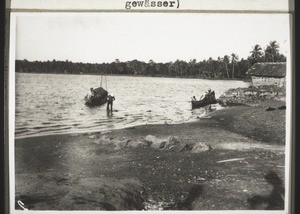 Mangalore, by Sultan's Battery. Fishermen (muslims) washing their nets