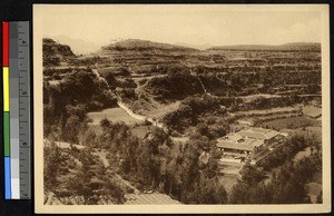 Monastery and surrounding area, Sichuan, China, ca.1920-1940