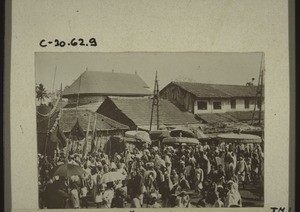 Procession during a festival of the deities in Udapi