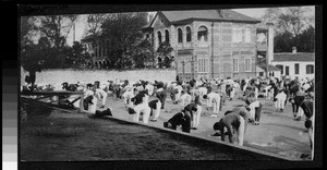 Morning Exercises, St. John's University, Shanghai, China, 1917